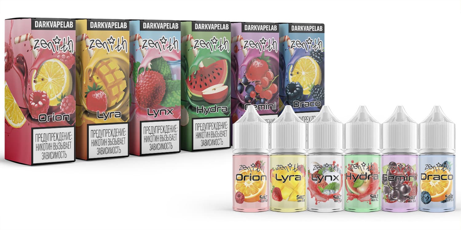 Жидкость DARKVAPELAB ZENITH V3.0 [30ML 20MG STRONG]