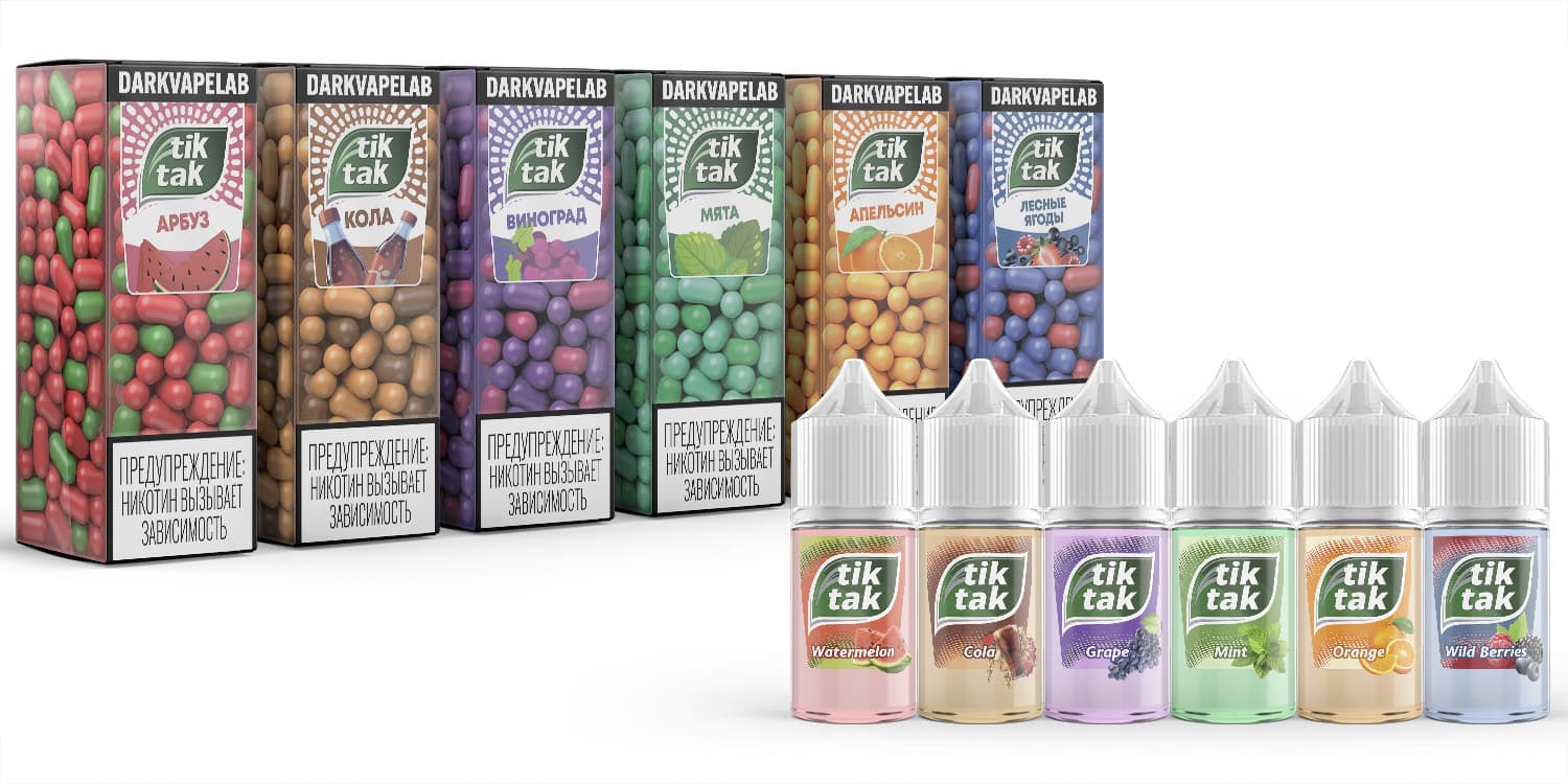 Жидкость DARKVAPELAB TIK TAK [30ML 20MG HARD]