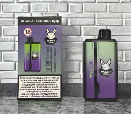 Twix Wawa 28000 - 28000 затяжек, 2 вкуса в одном