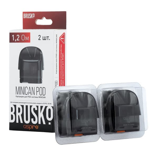 Картридж BRUSKO MINICAN POD / 3ml / 0.8/1.2 [1шт в упаковке]