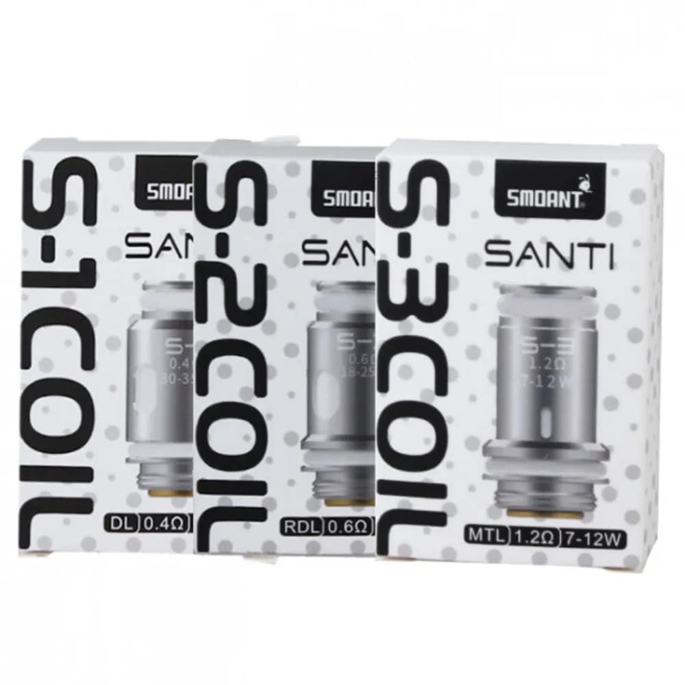Испарители Smoant Santi S-серия УПАКОВКА (в упак. 3 шт.)