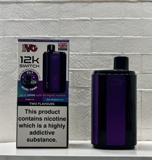Ivg Dual Tank 12000 Switch - 12000 затяжек с двойными вкусами