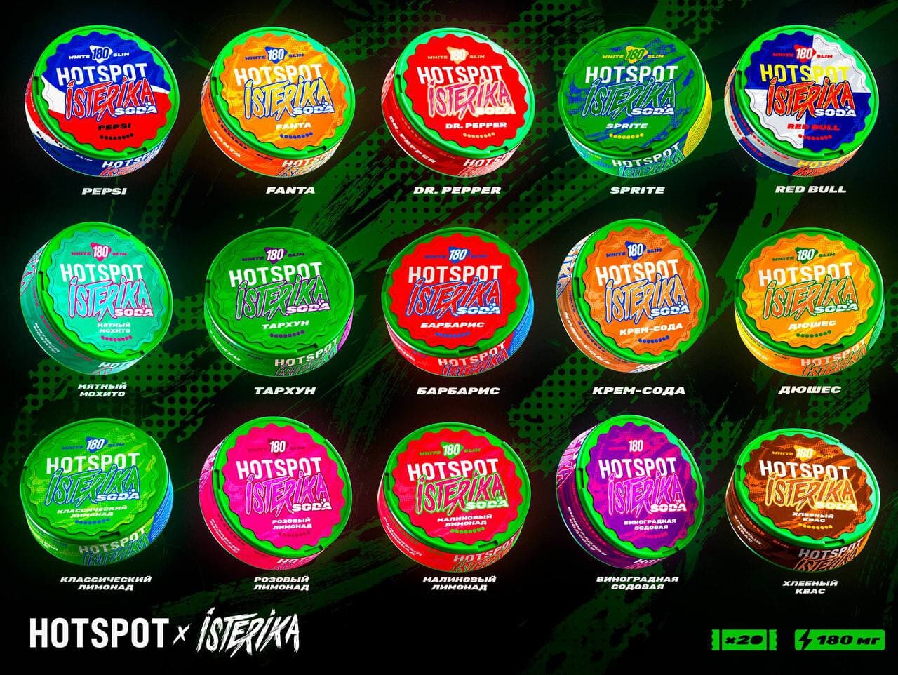 Жевательный табак HOTSPOT x ISTERIKA