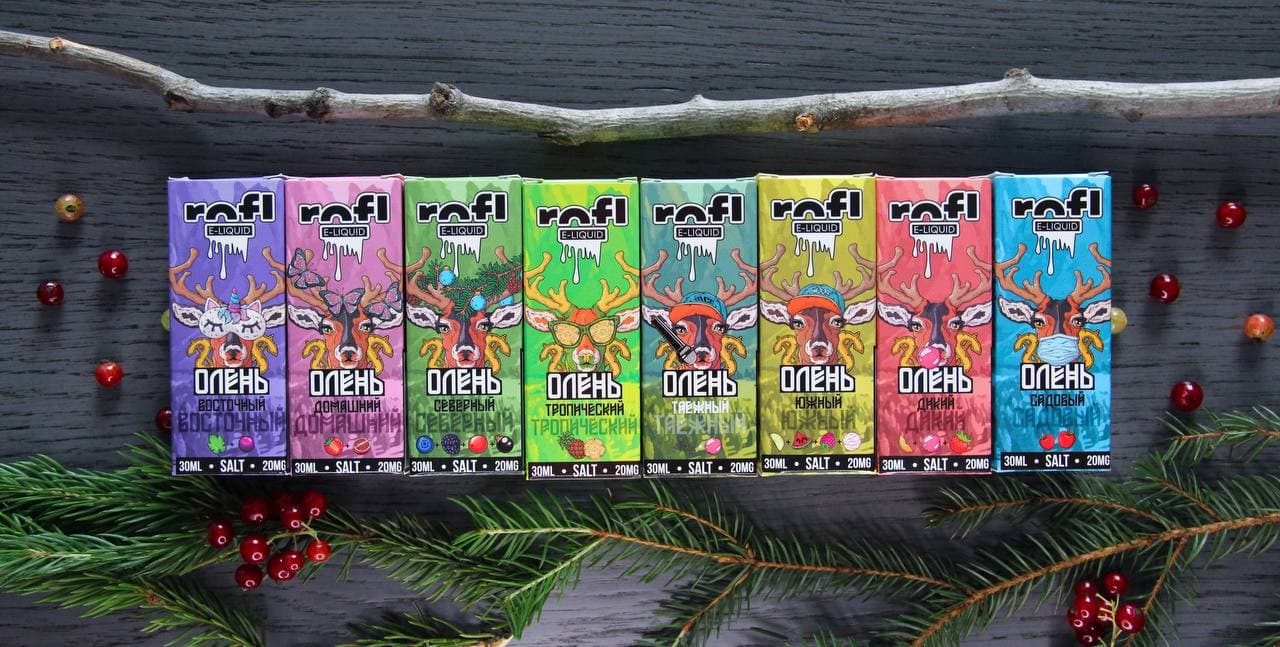 Жидкость Олень salt by rofl 30 мл 20 мг strong