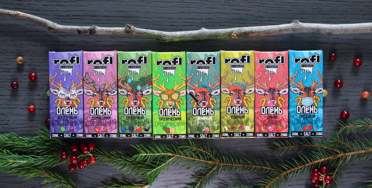 Жидкость Олень salt by rofl 30 мл 20 мг strong 1