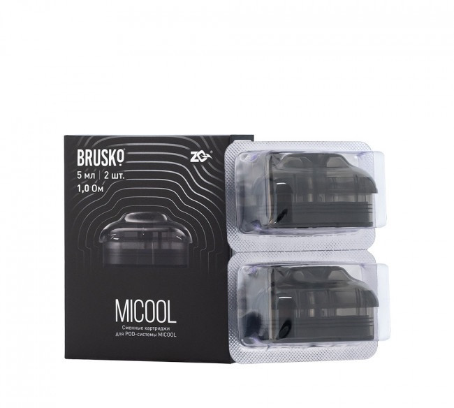 Картридж Brusko ZQ Micool 1.0 Ом 5 мл (2 шт/упаковка)" 1