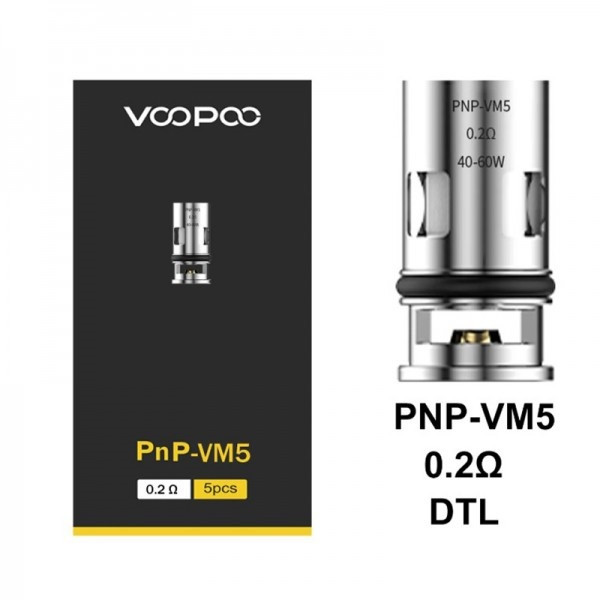 Испаритель Voopoo PnP Coil (Original) VM5 0.2 Ом (5 шт/упаковка) 1