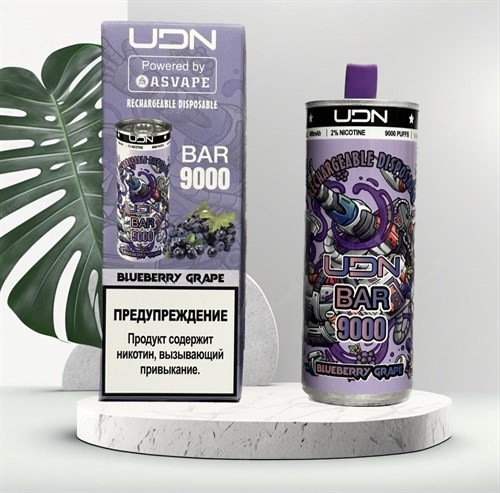 UDN Bar by Asvape 9000 - 9000 затяжек 1