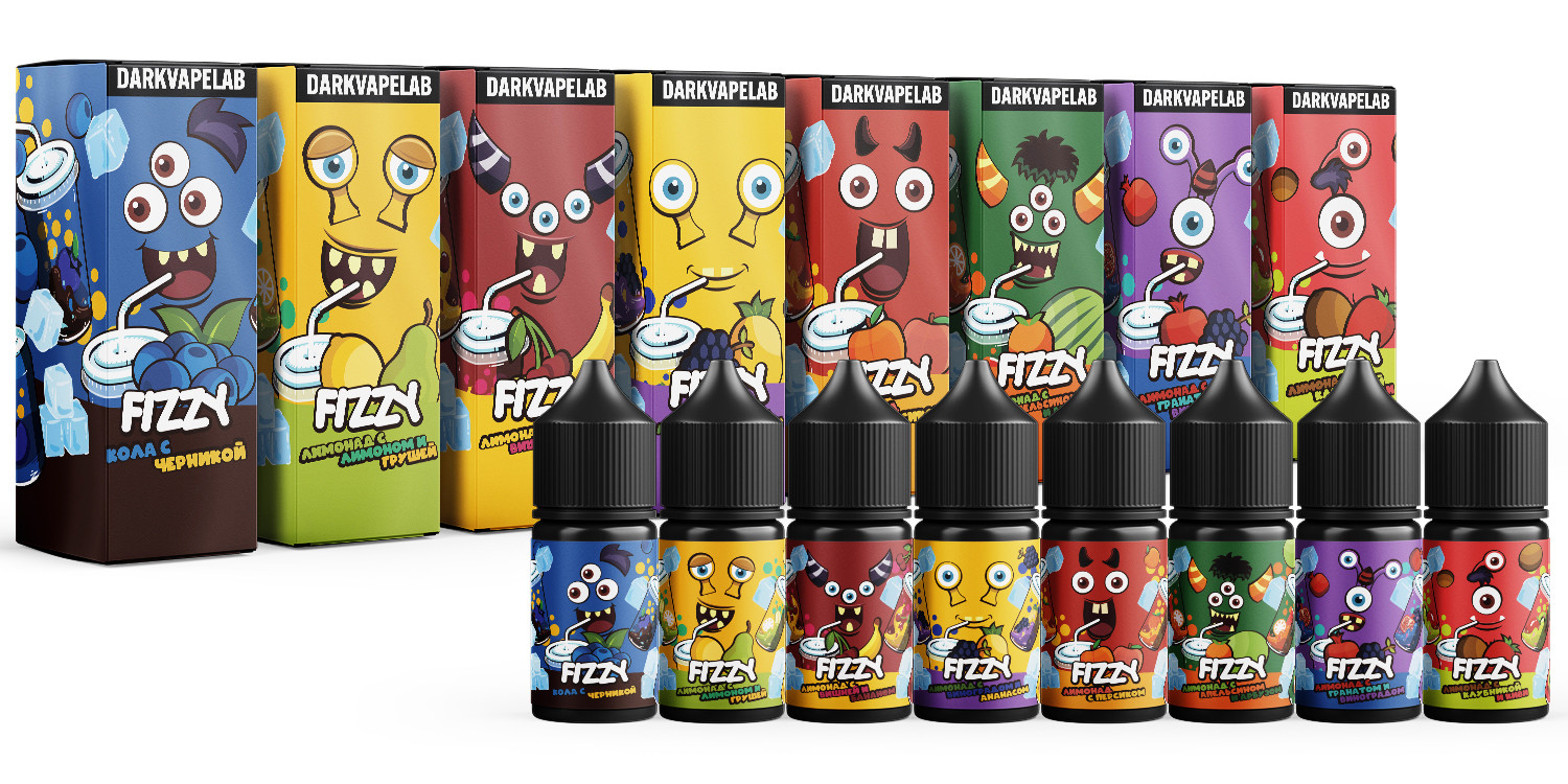 Жидкость DARKVAPELAB FIZZY [30ML 20MG HARD] 1