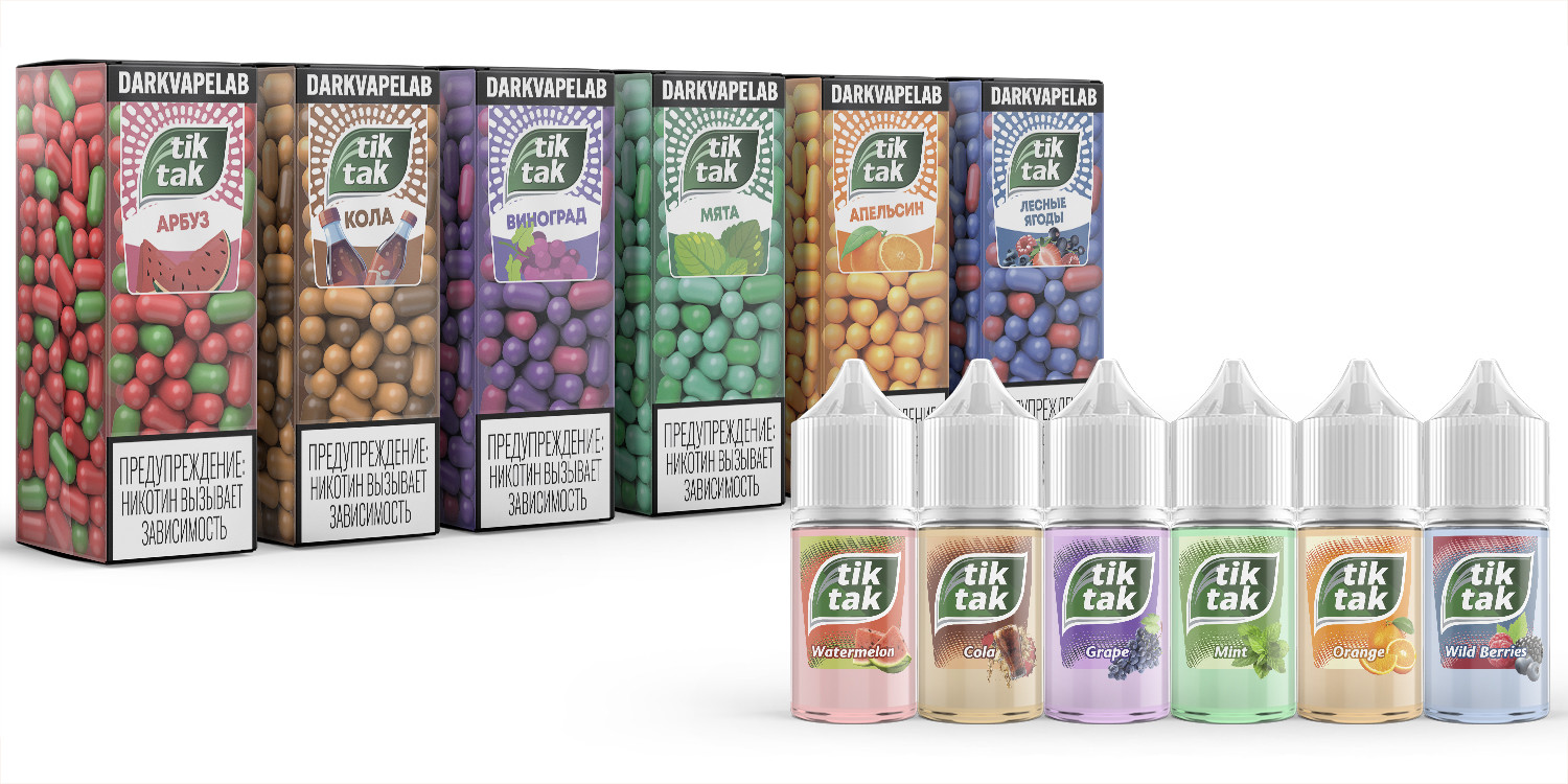 Жидкость DARKVAPELAB TIK TAK [30ML 20MG HARD] 1