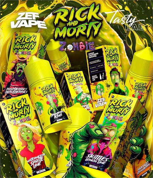 Жидкость "RICK AND MORTY" ZOMBIE [30ML 20MG MEDIUM] 1