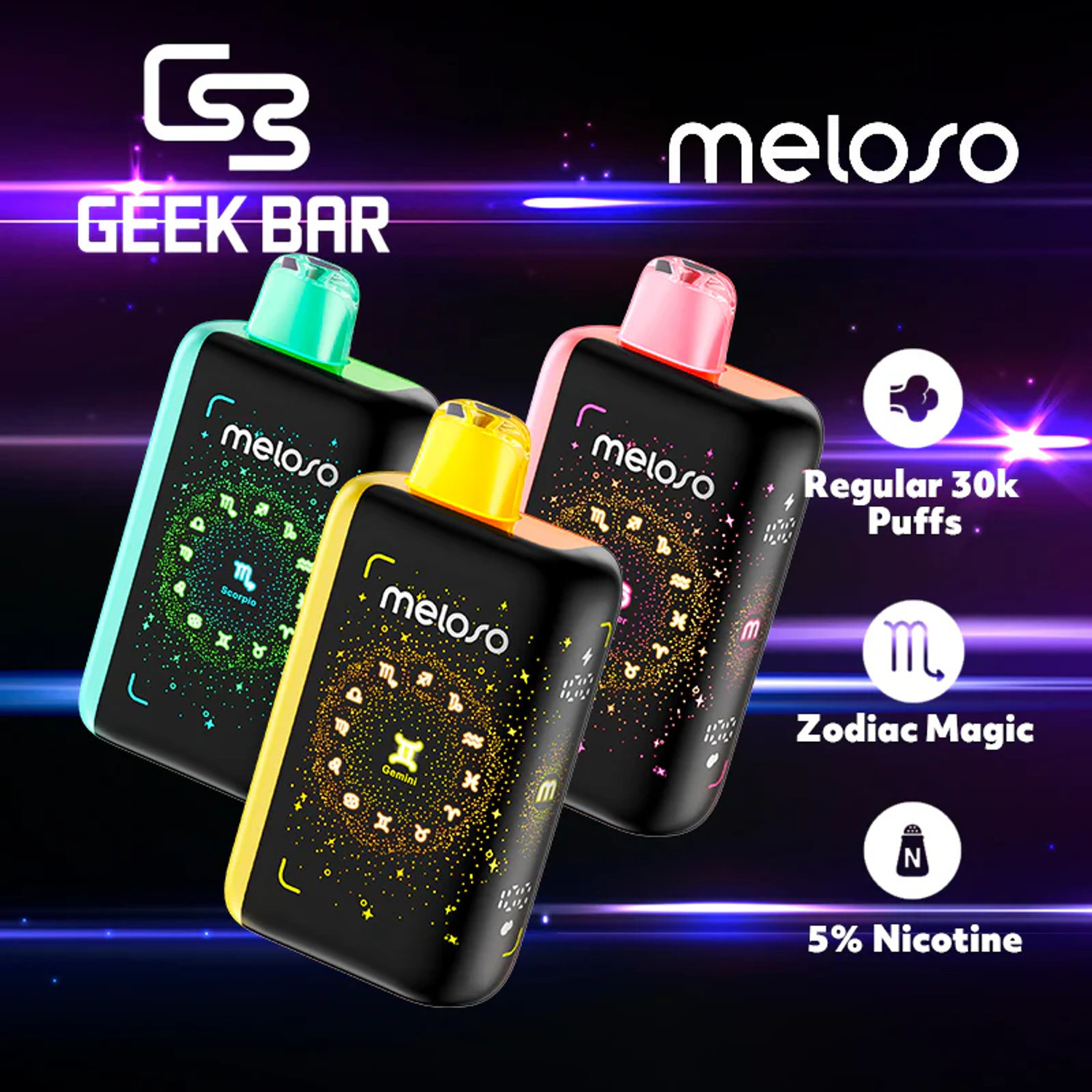 GEEK BAR MELOSO 30000 затяжек 1