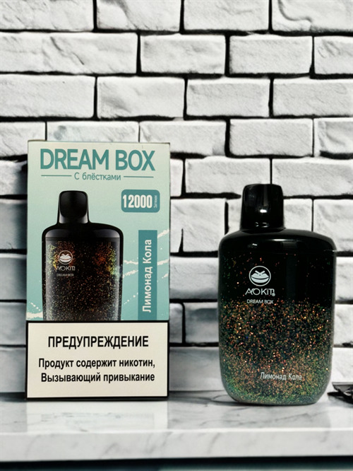 Aokit Dream Box с блёстками 12000 затяжек 1