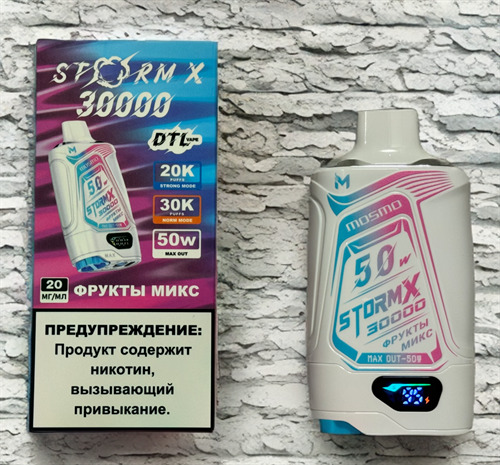 Mosmo Storm X DTL 30000 затяжек 1