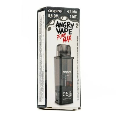 Картридж BRUSKO ANGRY VAPE FURY MAX POD / 4.5 ML / 0.6 [1 шт в упаковке] 1