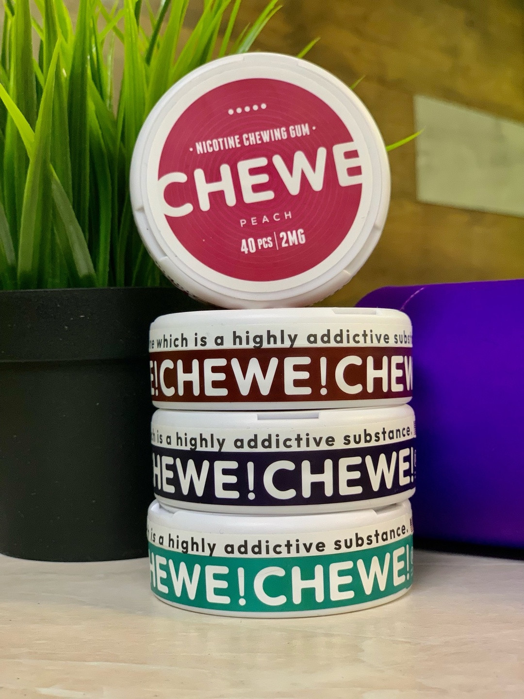 Никотиновые жвачки CHEWE [2MG 40 portions] 1