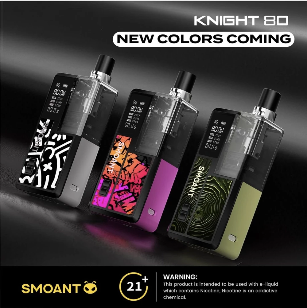 SMOANT Knight 80 НОВЫЕ ЦВЕТА 1