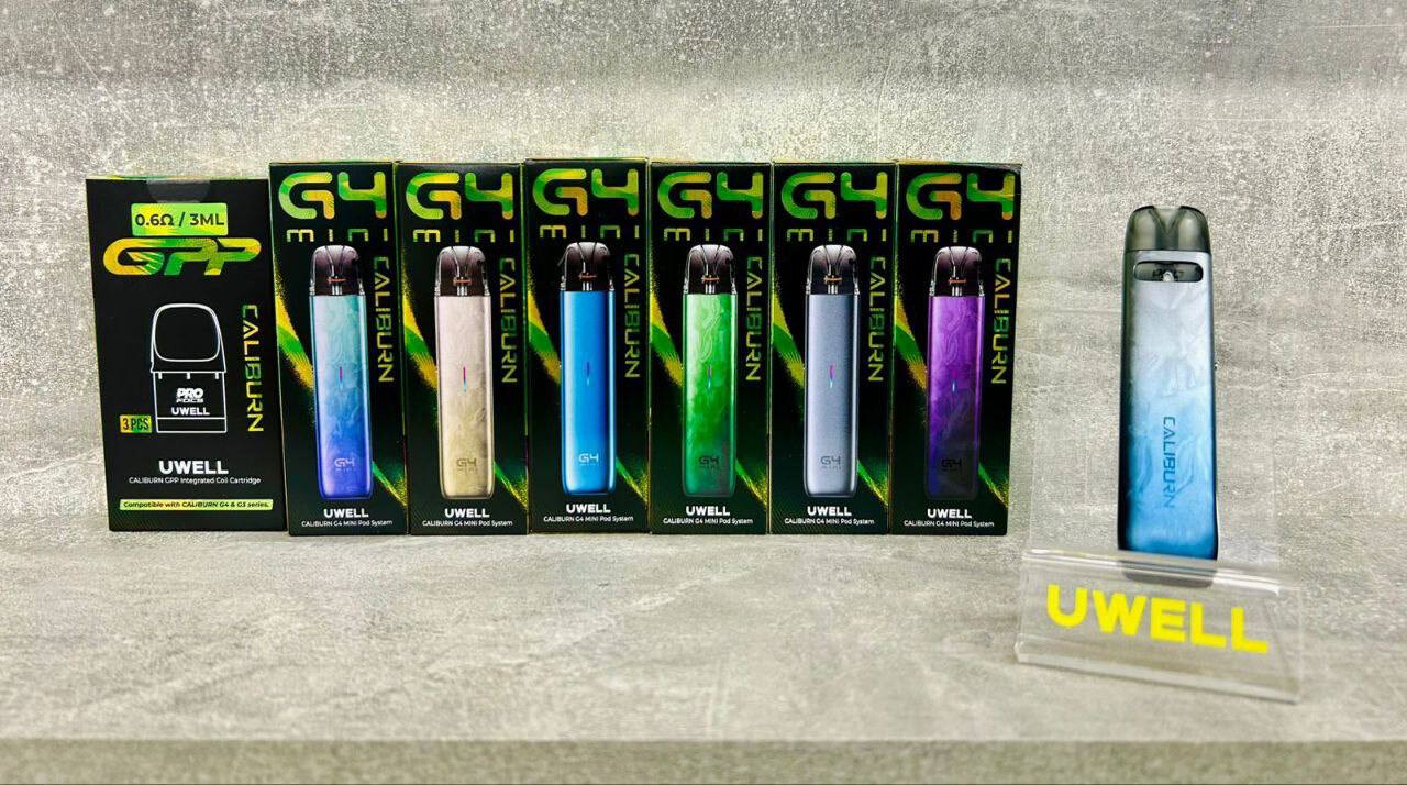Uwell Caliburn G4 Mini Pod System Kit 1100 мАч 35 Вт 1