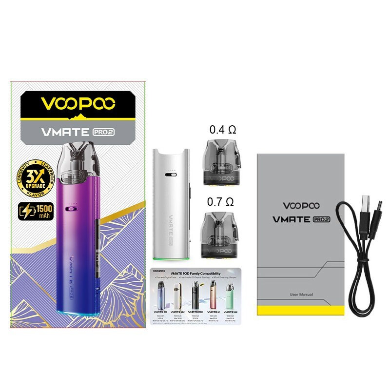 VOOPOO Vmate Pro 2 Pod System Kit 1500mAh 30W thumbnail 4