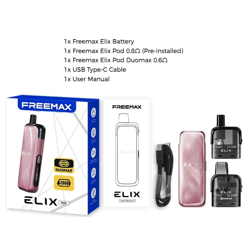 Freemax Elix Pod System Kit 2000mAh 30W