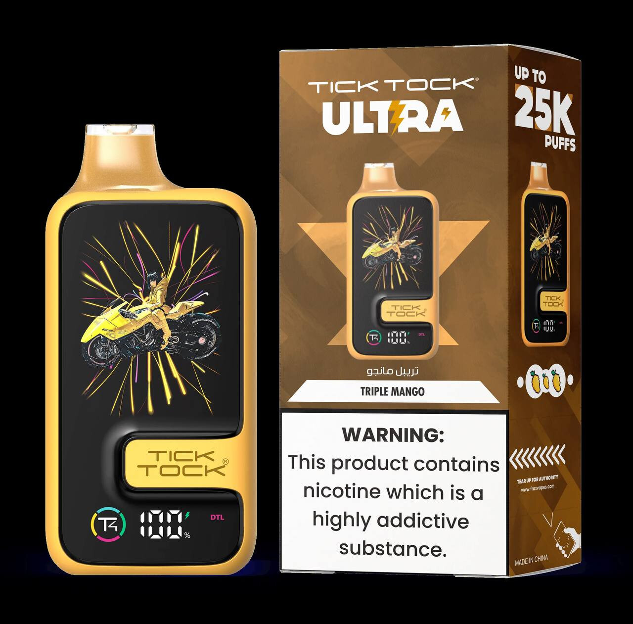 AL FAKHER TICK TOCK ULTRA 25000 затяжек 1