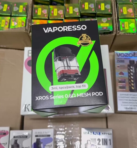 Картридж Vaporesso XROS 3ML 0.6 Ом COREX 3.0 - упаковка 4 шт thumbnail 3