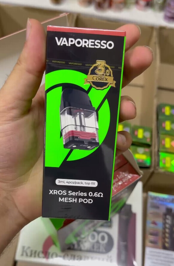 Картридж Vaporesso XROS 3ML 0.6 Ом COREX 3.0 - упаковка 4 шт 1