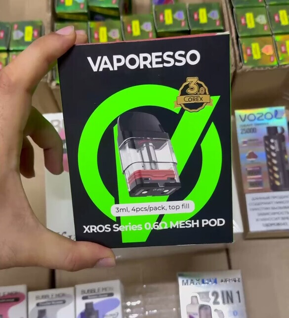 Картридж Vaporesso XROS 3ML 0.6 Ом COREX 3.0 - упаковка 4 шт thumbnail 2