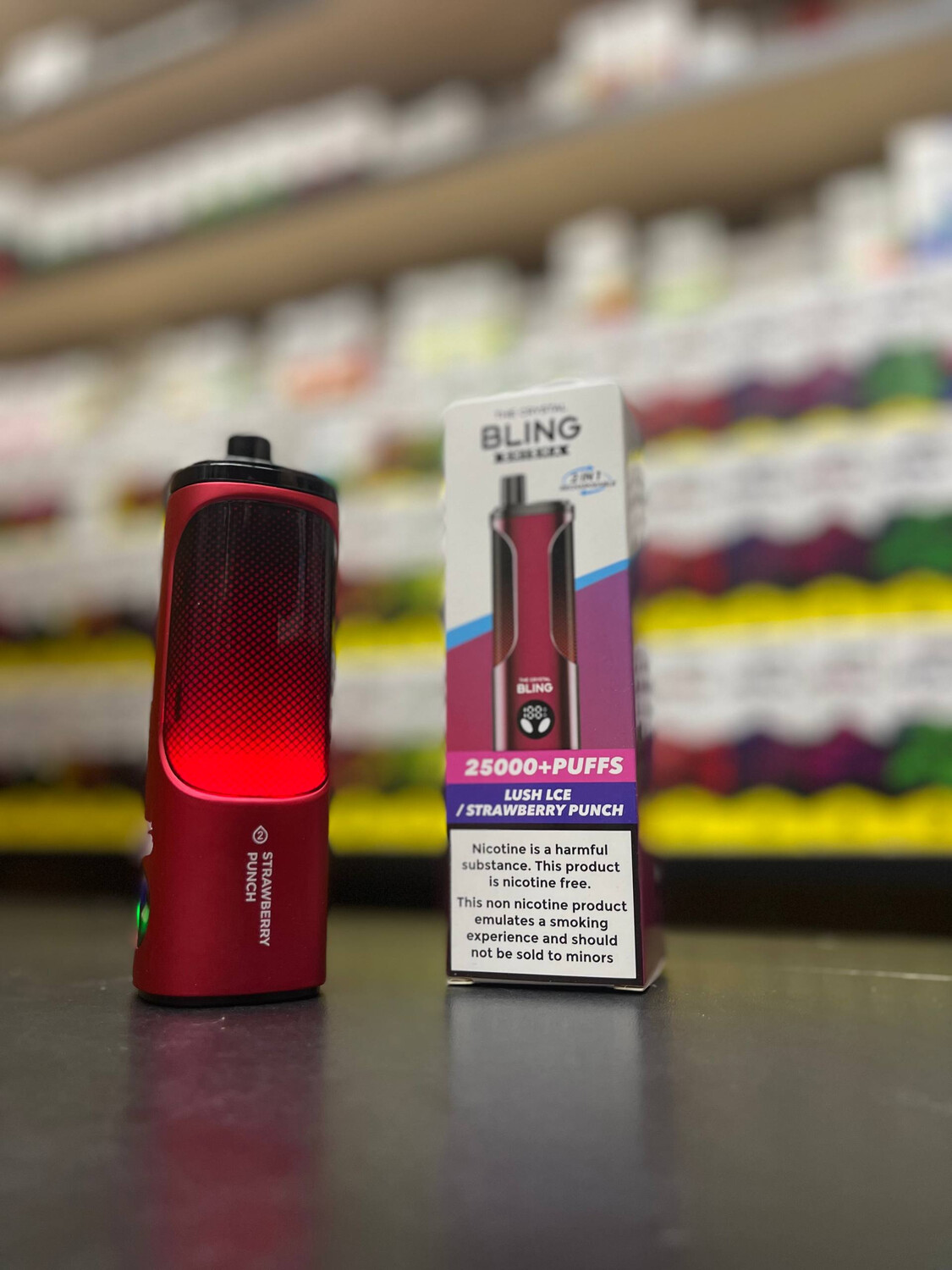 The Crystal Bling Shisha 25000 - 25000 затяжек с переключателем вкуса thumbnail 2