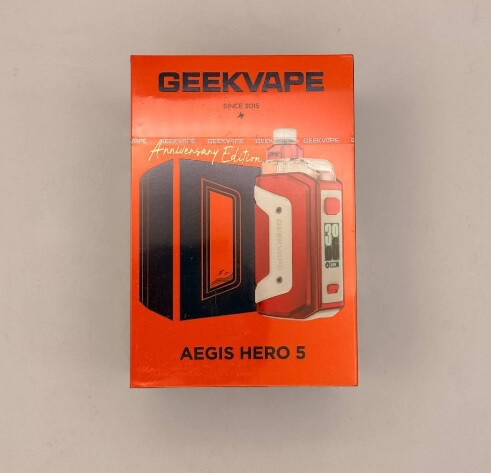 Geek Vape Aegis Hero 5 Red White (Красно Белый) 1