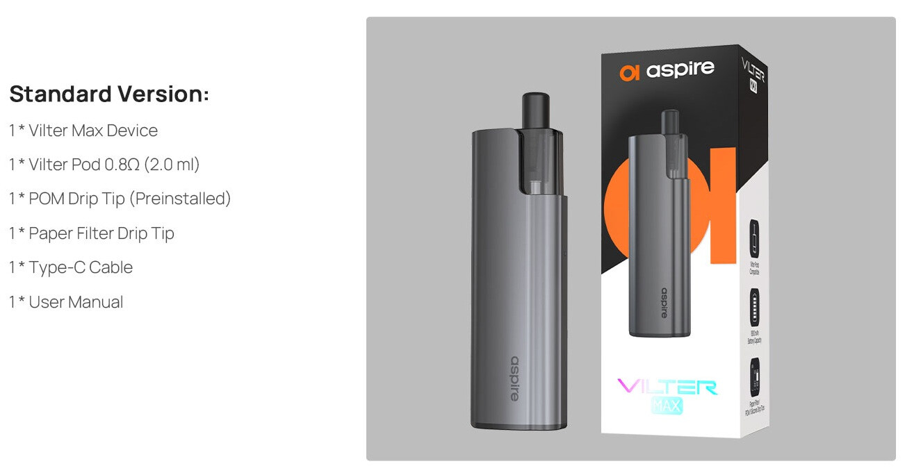 Aspire Vilter Max thumbnail 2