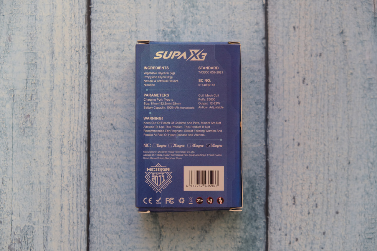 Hcigar AKSO SUPO X3 POD Kit - 25000 затяжек thumbnail 3