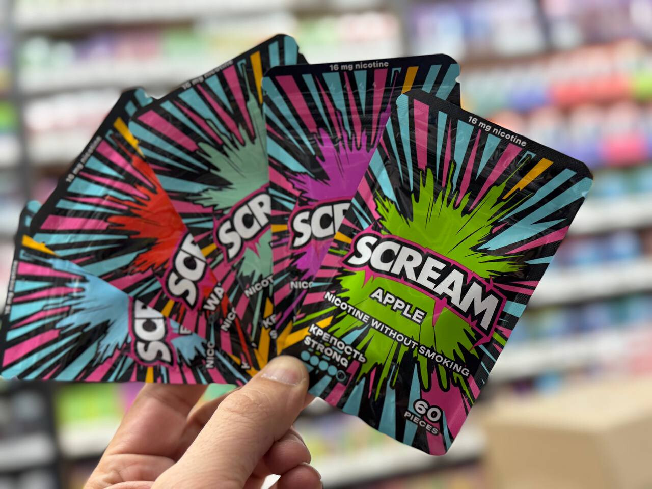 Никотиновые пластинки SCREAM 1